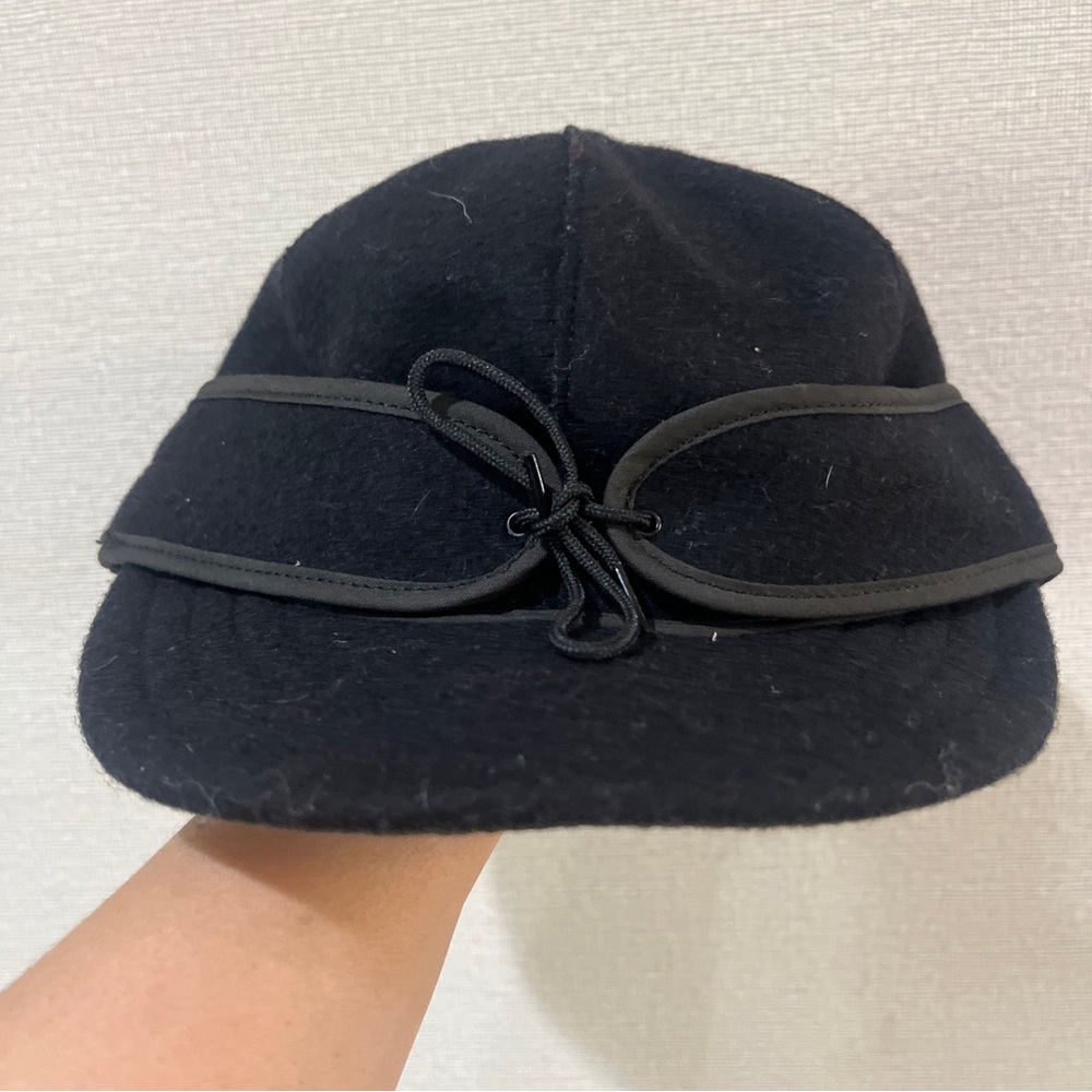Vintage Leinenkugel’s Beer Stormy Kromer Cap, Black Size 7 5/8